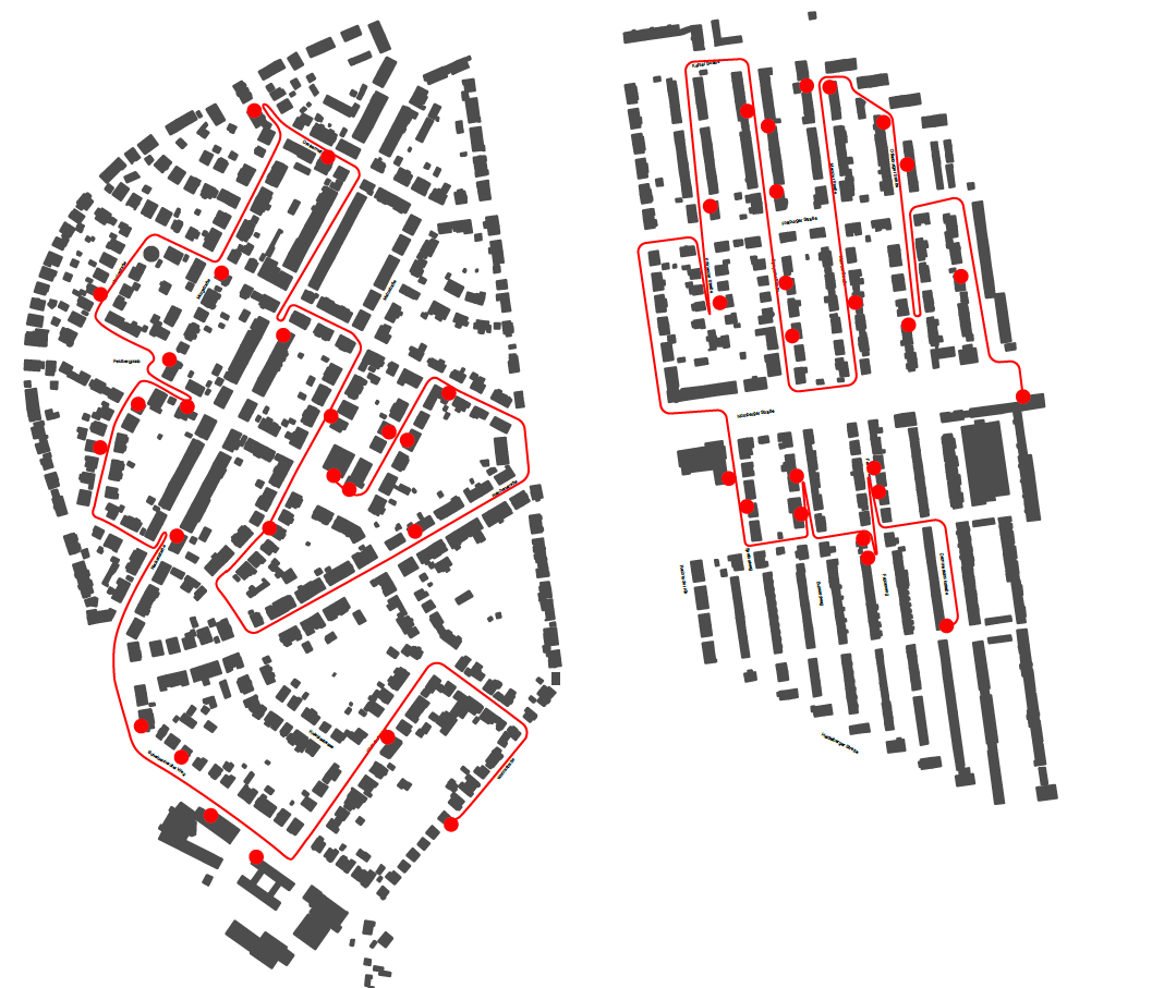 Adventsfenster 2021 Wegeplan